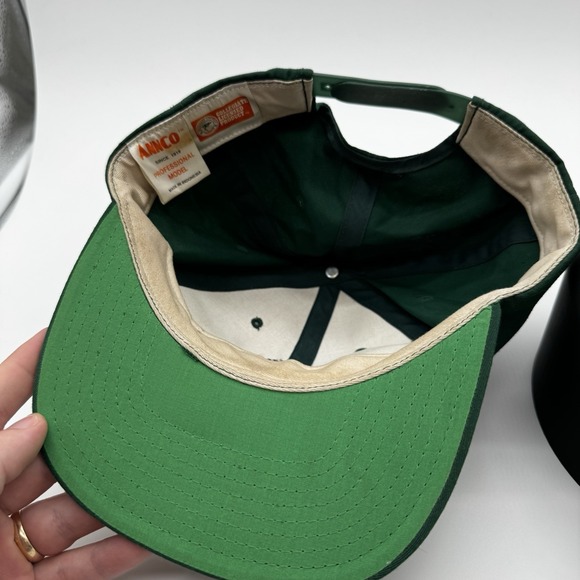 Vintage University of Miami Hurricanes Snapback Green - Picture 5 of 6